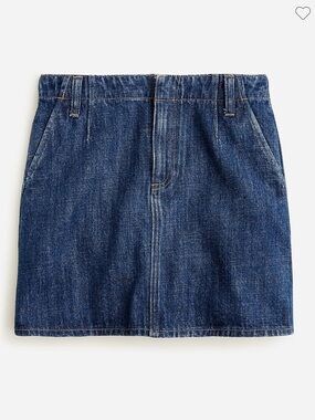 J.crew denim mini skirt resin wash 28 NWT